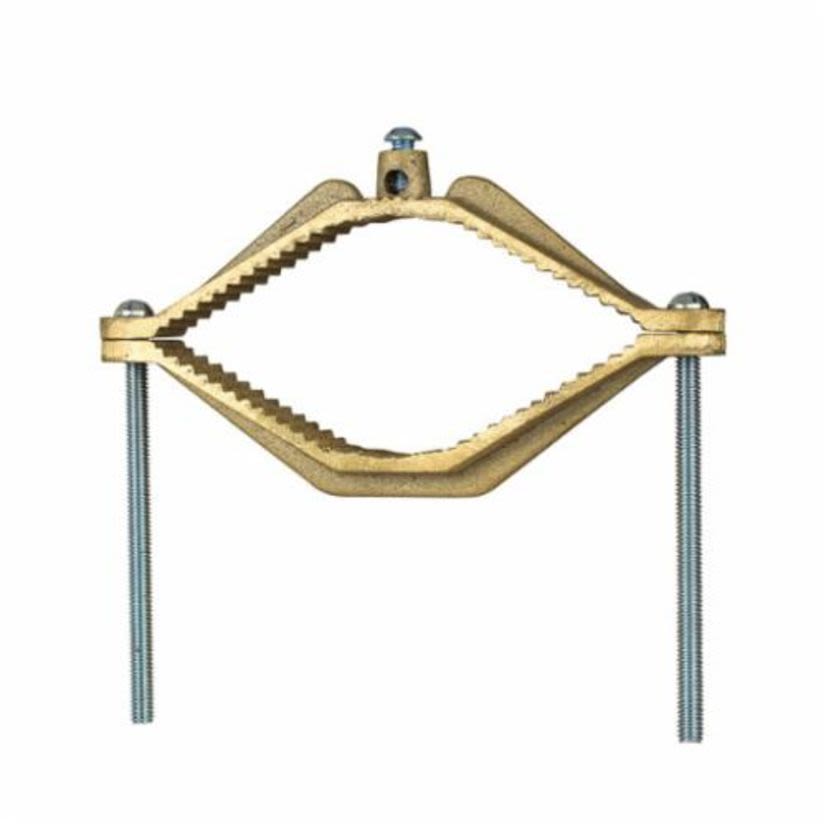 NSi G-6-S G-S Series Heavy Duty Grounding Clamp, 10 to 2 AWG Conductor, Silicon Bronze